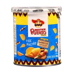 Картофельные чипсы со вкусом барбекю Mister Potato 40 г