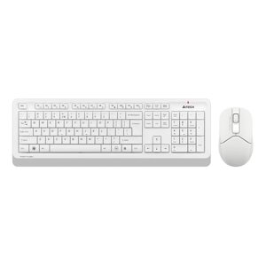 Клавиатура + мышь A4Tech Fstyler FG1012 клав: белый мышь: белый USB беспроводная Multimedia ( 102943