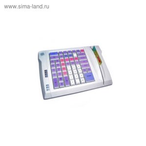 Клавиатура POSUA LPOS - KB64М12 с ридером магнитных карт, 1&2 дорожки, 64 клавиши, KB