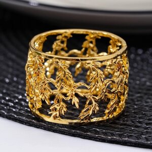 Кольцо для салфетки Noble, 4,54,53 см, цвет золотой