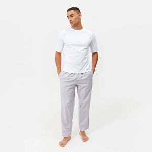Комплект мужской (футболка, брюки) MINAKU: Home collection цвет серый, р-р 50