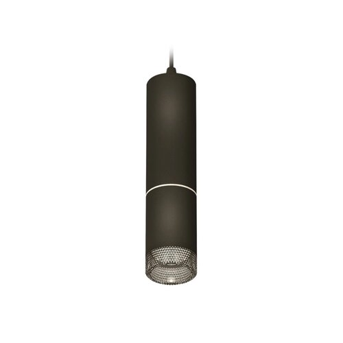 Комплект подвесного светильника с композитным хрусталём Ambrella light, Techno, XP6313010, GU5.3, цвет чёрный песок
