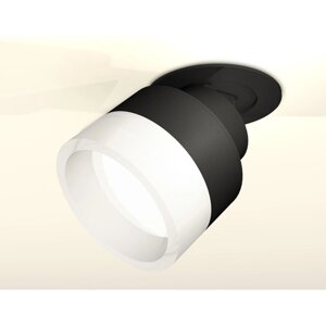 Комплект встраиваемого поворотного светильника с акрилом Ambrella light, Techno, XM8102520, цвет чёрный песок