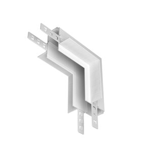 Коннектор угловой внутренний Exility встраиваемый под ГКЛ 12,5 мм, белый
