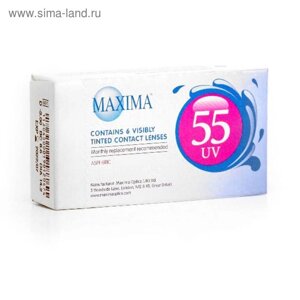 Контактные линзы Maxima 55 UV aspheric,3,5/8,9 в наборе 6 шт.