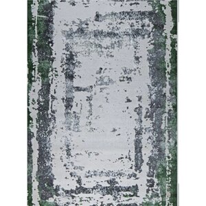 Ковёр прямоугольный Kleopatra 36897J, размер 150x230 см, цвет green fls/l. grey