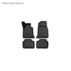 Коврики 3D в салон BMW 1-er (f20), 2011-2016, 4 шт. (полиуретан)