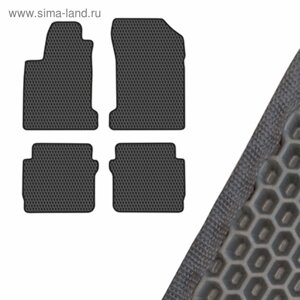 Коврики EVA Skyway, Renault Latitude 2010 - н. в., серый, S01706425