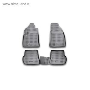 Коврики в салон FORD Fusion 09/2002-2016, Fiesta 2002-2008, 4 шт. (полиуретан)