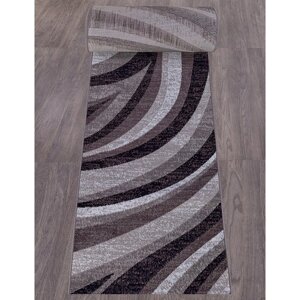 Ковровая дорожка Merinos Silver, размер 90x3000 см, цвет gray-purple