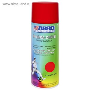 Краска-спрей флуоресцентная ABRO MASTERS красная, 226 г SPF-103-AM-R
