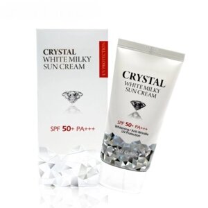 Крем для лица солнцезащитный 3W Clinic Crystal White Milky, 50 г
