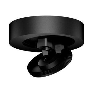 Крепёж накладной скрытый поворотный для корпуса с диаметром отверстия D60 Ambrella light, DIY Spot, A2229, цвет чёрный песок