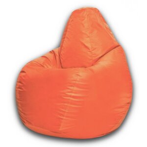 Кресло-мешок «Груша» Позитив, размер XXXL, диаметр 110 см, высота 145 см, оксфорд, цвет оранжевый
