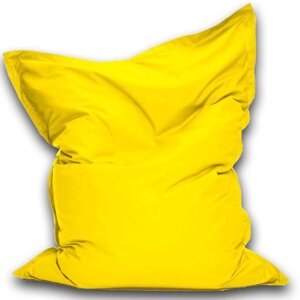 Кресло-мешок Мат мини, размер 120х140 см, ткань оксфорд, цвет жёлтый