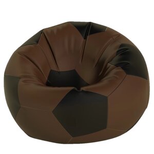 Кресло-мешок Мяч, размер 70 см, ткань оксфорд, цвет коричневый, чёрный