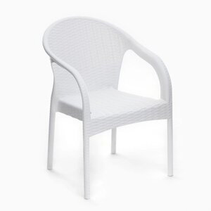 Кресло садовое "Феодосия" 64 х 58,5 х 84 см, белое