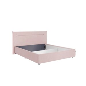 Кровать Альба с орт. основанием 1600х2000 нежно-розовый (велюр)