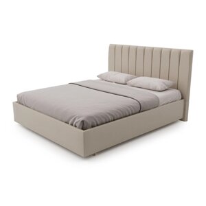 Кровать «Алькасар» без ПМ, 150190 см, премиум велюр, цвет пески касабланки