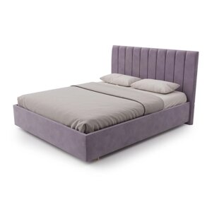 Кровать «Алькасар» без ПМ, 160200 см, премиум велюр, цвет бутоны вишни
