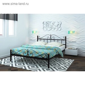 Кровать «Диана Плюс», 12002000 мм, металл, цвет чёрный