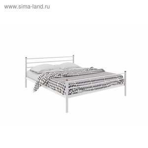 Кровать «Милана Плюс», 16002000 мм, металл, цвет белый
