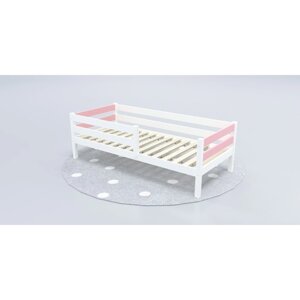 Кровать «Савушка»03, 1-ярусная, цвет розовый, 90х200