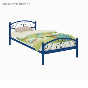 Кровать «Вероника Мини Плюс», 8002000 мм, металл, цвет синий