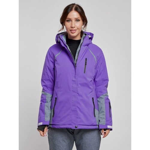 Куртка горнолыжная женская зимняя, размер 42, цвет фиолетовый