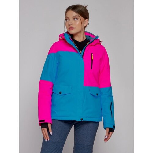 Куртка горнолыжная женская зимняя, размер 42, цвет розовый