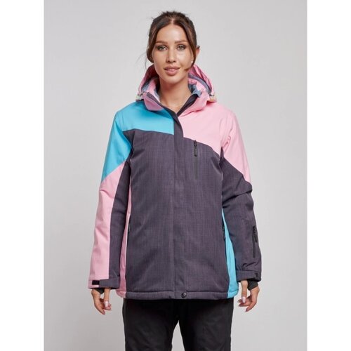 Куртка горнолыжная женская зимняя, размер 54, цвет розовый