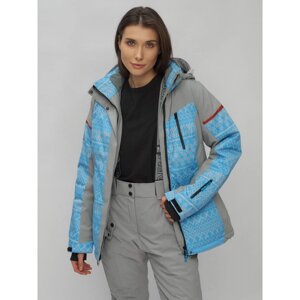 Куртка горнолыжная женская зимняя, размер 58, цвет голубой