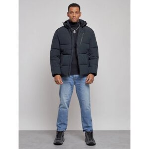 Куртка мужская зимняя, размер 56, цвет тёмно-синий