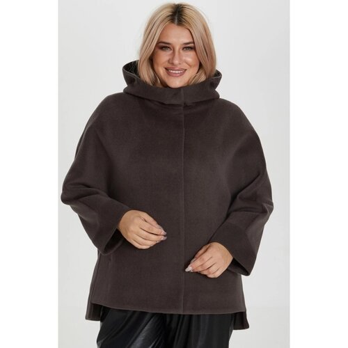 Куртка женская, размер 62, цвет коричневый