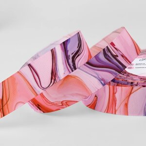 Лента репсовая «Розовые переливы», 25 мм, 23 1 м, разноцветная