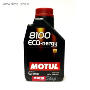 Масло моторное Motul 8100 ECO-nergy 0w-30, 1 л 102793