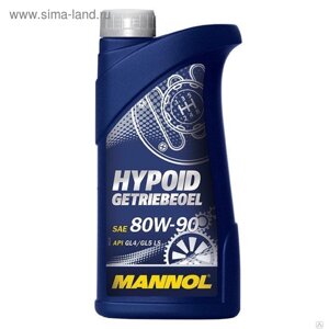 Масло трансмиссионное MANNOL 80w90 мин. Hypoid Getriebeoel, 1 л