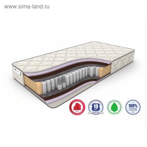 Матрас Eco Foam Hard TFK, размер 200 х 200 см, высота 21 см, жаккард