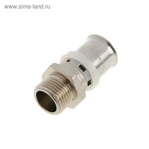 Муфта-пресс Valtec, 20 мм x 1/2" наружная резьба