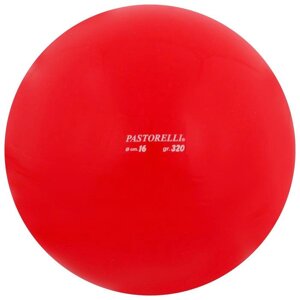 Мяч для художественной гимнастики Pastorelli, d=16 см, цвет красный