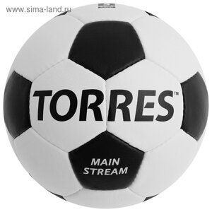 Мяч футбольный TORRES Main Stream, PU, ручная сшивка, 32 панели, р. 5, 434 г