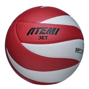 Мяч волейбольный Atemi Jet (N), синтетическая кожа PU Soft, 12 панелей, клееный, окружность 65-67 см