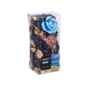 Набор сухоцветов из натуральных материалов с ароматом морского бриза «Вещицы», короб 8817,5 см