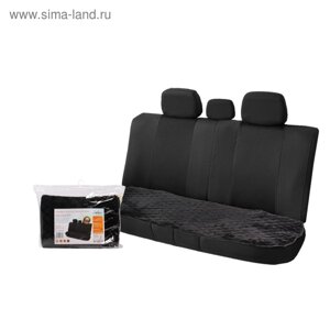Накидка на сиденье Alpaca Mini, искусственный мех, 50х50 см, чёрная 4899345