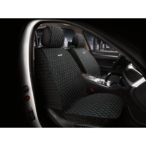 Накидки на передние сиденья CarFashion ICEBERG FRONT, цвет черный/черный/т. серый