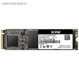 Накопитель SSD A-data SX6000 lite M. 2 2280 ASX6000LNP-128GT-C XPG, 128гб, PCI-E x4