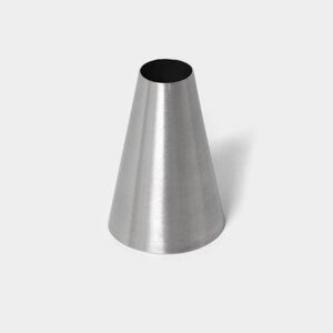 Насадка кондитерская «Трубочка», d=3,4 см, выход 1,5 см, нержавеющая сталь