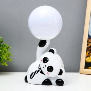 Настольная лампа "Панда" LED 3Вт 3000К белый 14х7х26 см RISALUX