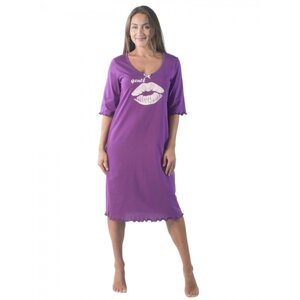 Ночная сорочка Gentl, размер 44, цвет фиолетовый