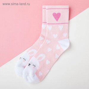 Носки детские KAFTAN «Зайка», размер 14-16, цвет розовый